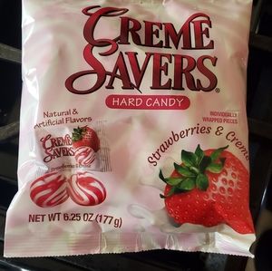 Creme savers strawberries and creme
